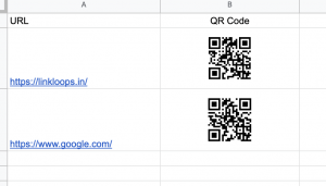 How To Create QR Codes in Google Sheets Using Formulas | Linkloops
